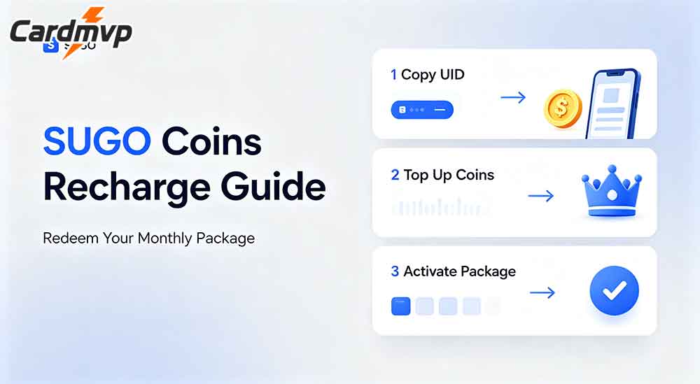 How to Buy SUGO Monthly Package: Complete Guide for SUGO Coins Recharge via CARDMVP